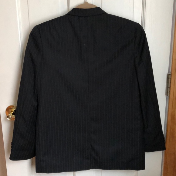 Chaps boys 14 regular striped black jacket - Picture 2 of 6